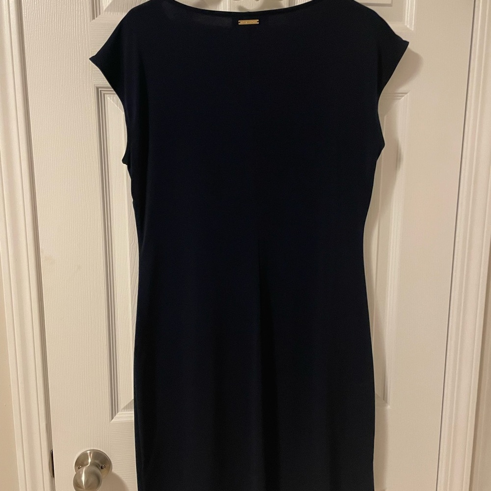 Michael Kors Black Sheath Mini Dress Cowl Neck - Picture 5 of 5